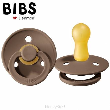 BIBS DARK OAK Smoczek Uspokajający kauczuk Hevea