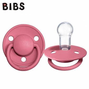 BIBS DE LUX CORAL ONE SIZE Smoczek uspokajający silikonowy