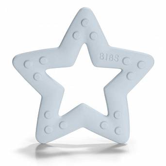 BIBS Baby Bitie STAR Baby Blue gryzak dla niemowlaka