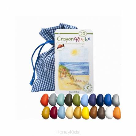 Kredki SEASIDE bag - 20 kredek Crayon Rocks