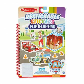 Psi Patrol Naklejki wielokrotne Flip-Flap Misje klasyczne Melissa & Doug