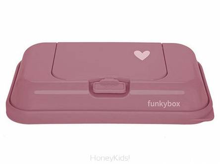 Pojemnik na chusteczki To Go, Punch Pink Little Heart Funkybox - 