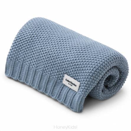 Kocyk bawełniany S CottonClassic Ocean Blue Colorstories