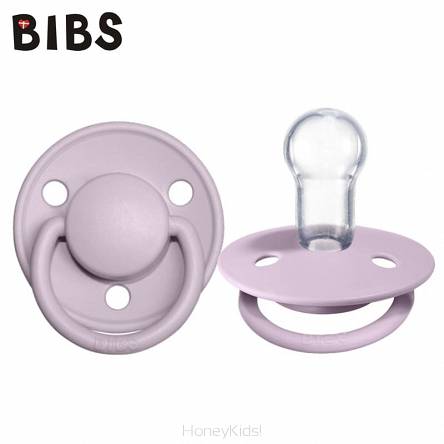 BIBS DE LUX DUSKY LILAC ONE SIZE Smoczek uspokajający silikonowy