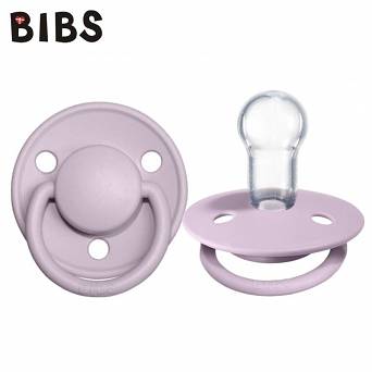 BIBS DE LUX DUSKY LILAC ONE SIZE Smoczek uspokajający silikonowy