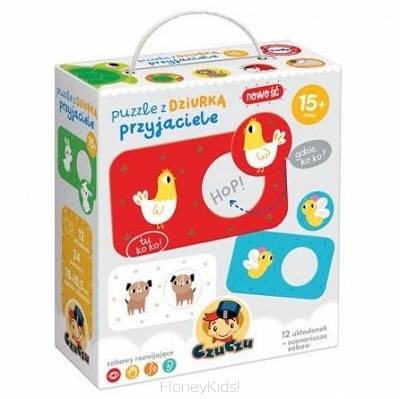 Puzzle z dziurką - Przyjaciele  Wiek: 1,5+ CzuCzu