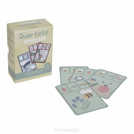 Gra w karty kwartetu - zwierzęta Little Dutch 
