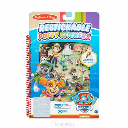 Psi Patrol Naklejki wypukłe wielorazowe - Dżungla Melissa & Doug