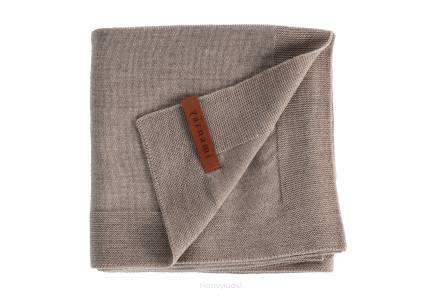 Kocyk merino Cozy kolor: delikatny brąz Yarnami