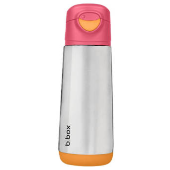 Butelka termiczna, bidon dla dziecka z ustnikiem 500 ml, Strawberry Shake, B.box