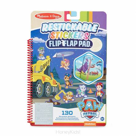 Psi Patrol Naklejki wielokrotne Flip-Flap Ostateczna misja Melissa & Doug