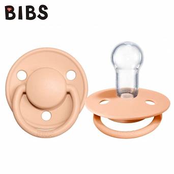 BIBS DE LUX PEACH SUNSET ONE SIZE Smoczek uspokajający silikonowy