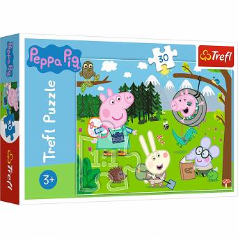 Puzzle Świnka Peppa - Leśna wyprawa 3+ Trefl