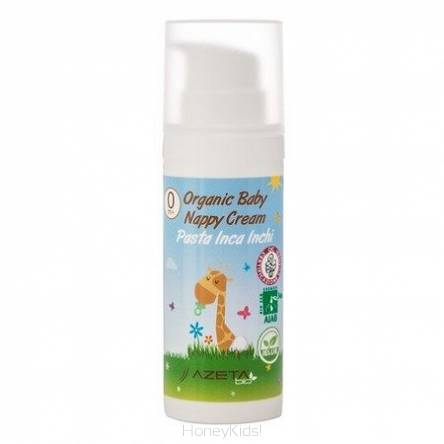 Organiczny krem do pupy przeciw odparzeniom z olejkiem Inca Inchi 50ml Azeta Bio