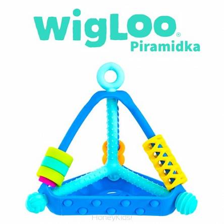 Wigloo Piramidka. Zabawka sensoryczna Mobi