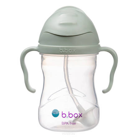 Bidon ze słomką 240 ml, Sage, B.box